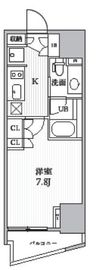 シーズンフラッツ大井町 204 間取り図