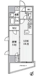 シーズンフラッツ大井町 804 間取り図