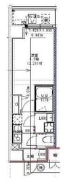 S-RESIDENCE押上パークサイド (エスレジデンス押上パークサイド) 702 間取り図