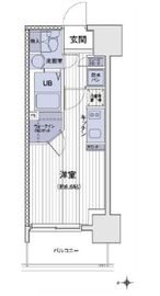 エスティメゾン大島 507 間取り図