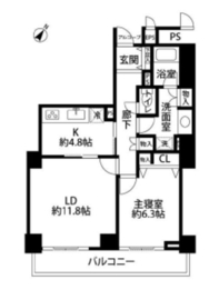 プラティーヌ田町 83 間取り図