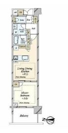 パークシティ高田馬場 7階 間取り図