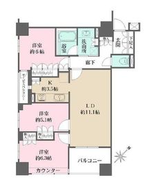 藤和シティホームズ日本橋イースト 8階 間取り図
