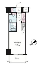 スパシエ東神奈川 4階 間取り図