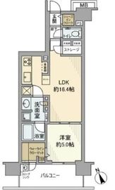 エクセレントシティ立川 THE GRAN 2階 間取り図