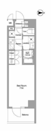 コンフォリア西新井 602 間取り図