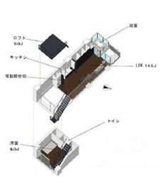 ベルメゾン南麻布グラン 206 間取り図