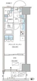 パークアクシス品川天王洲アイル 424 間取り図