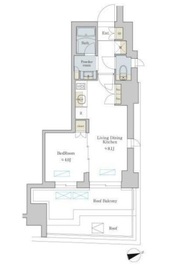 ブリリアイスト町屋 1205 間取り図