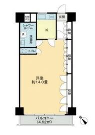 麻布十番レジデンス 303 間取り図