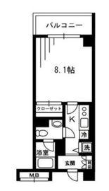 レジディア荻窪 417 間取り図