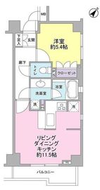 サンピエス根津 101 間取り図