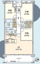 パークホームズ吉祥寺グランテラス 3階 間取り図