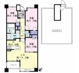 プレミスト浜田山 4階 間取り図