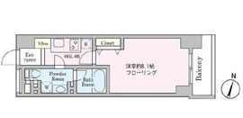 グランプラス千駄木 6階 間取り図