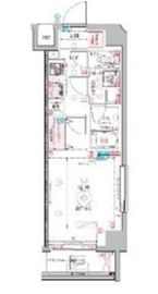 クレヴィスタ亀戸4 3階 間取り図