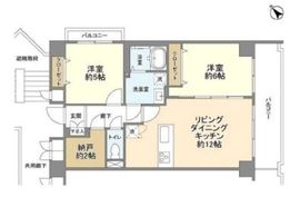ボヌール東池袋 501 間取り図