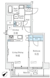 Raum麻布十番 301 間取り図