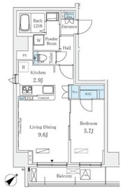 Raum麻布十番 401 間取り図