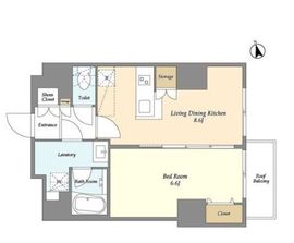 Neo Urban Residence Komagome 702 間取り図