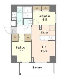S-RESIDENCE板橋大山brim (エスレジデンス板橋大山ブリム) 502 間取り図