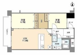 FULL HOUSE GAKUGEI DAIGAKU 4階 間取り図