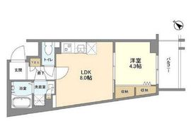 ウェルスクエア中目黒Ⅱ 204 間取り図