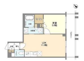 ウェルスクエア中目黒Ⅱ 103 間取り図