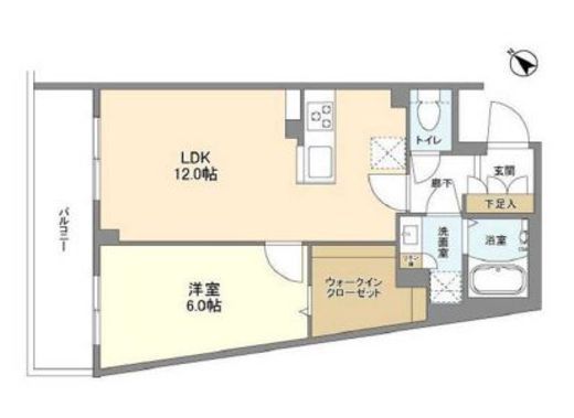 ウェルスクエア中目黒Ⅱ 105 間取り図
