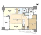 横須賀中央レジデンス 802 間取り図