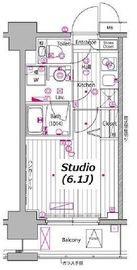 ガーラ・プレシャス川崎 11階 間取り図