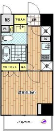 アリーチェ東高円寺 402 間取り図