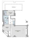 プレステージレジデンス白金台 401 間取り図