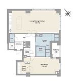 プレステージレジデンス白金台 102 間取り図