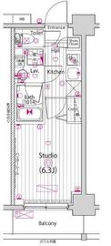 グランド・ガーラ横浜 4階 間取り図