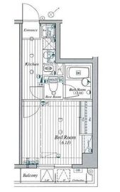 メディウス虎ノ門 4階 間取り図