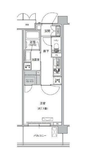 リージア経堂テラスガーデン 327 間取り図