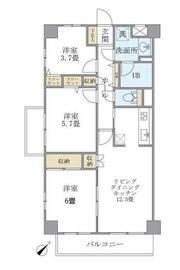 KDXレジデンス田園調布 606 間取り図