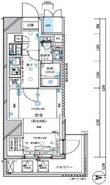 CREST TAPP川崎WEST (クレストタップ川崎ウエスト) 3階 間取り図