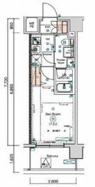 スクエアシティ鶴見市場 3階 間取り図