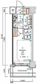 スクエアシティ鶴見市場 1階 間取り図