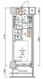 スクエアシティ鶴見市場 1階 間取り図