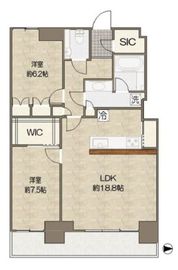 ベイクレストタワー 30階 間取り図