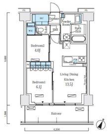 ロイヤルパークス赤羽ノース 303 間取り図
