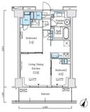 ロイヤルパークス赤羽ノース 306 間取り図