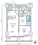 ロイヤルパークス赤羽ノース 412 間取り図