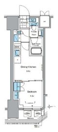 ルフォンプログレ田原町 602 間取り図