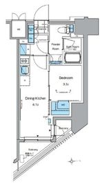 ルフォンプログレ田原町 501 間取り図