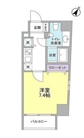 アリエルズ赤坂 402 間取り図