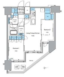 ルフォンプログレ田原町 1101 間取り図